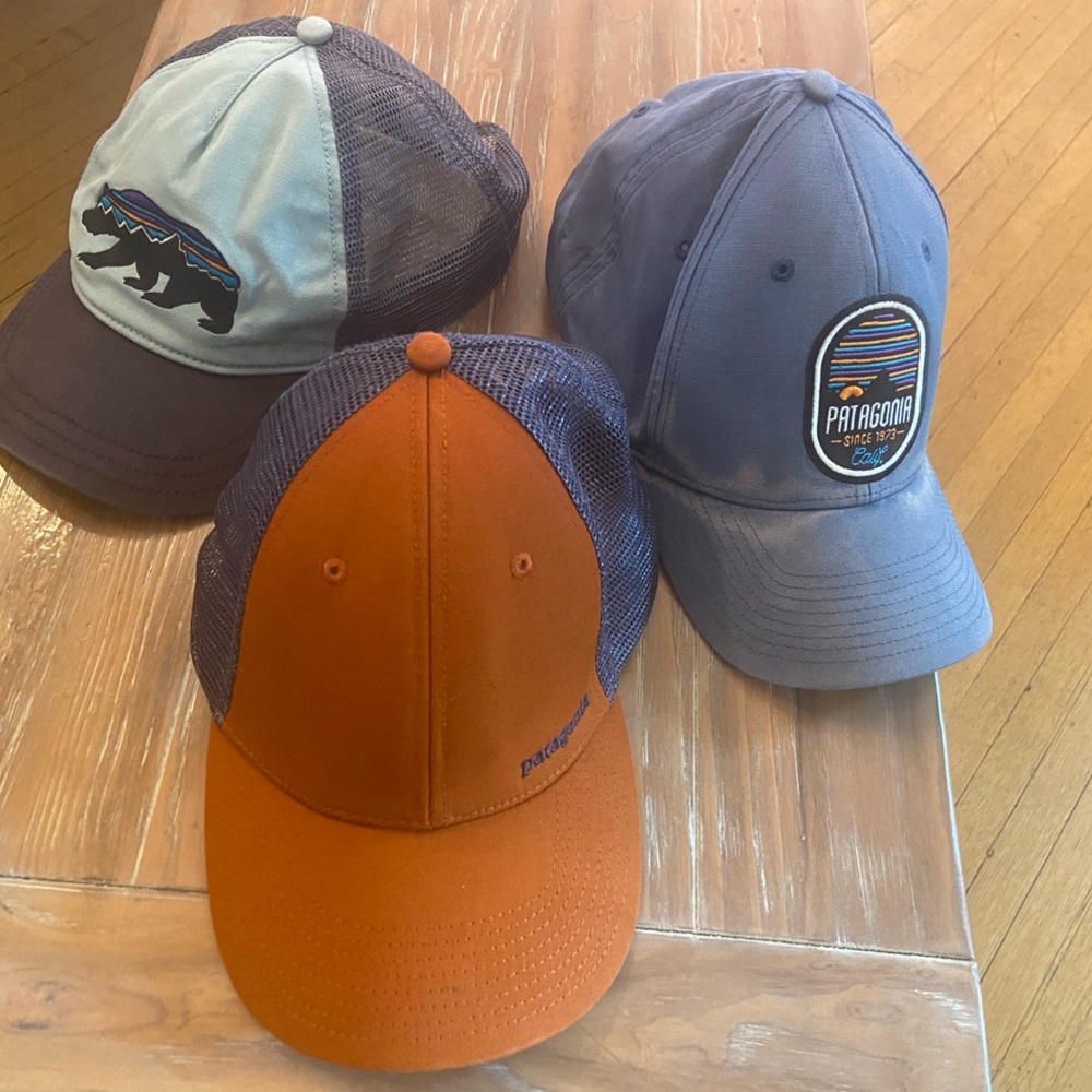 Assortment of 3 Patagonia hats